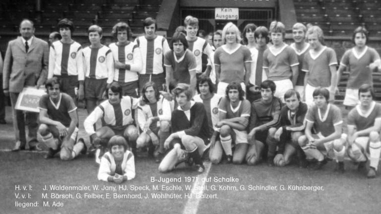 1971 zu Gast auf Schalke