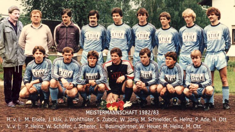 1983 Aufstieg in Bezirksliga